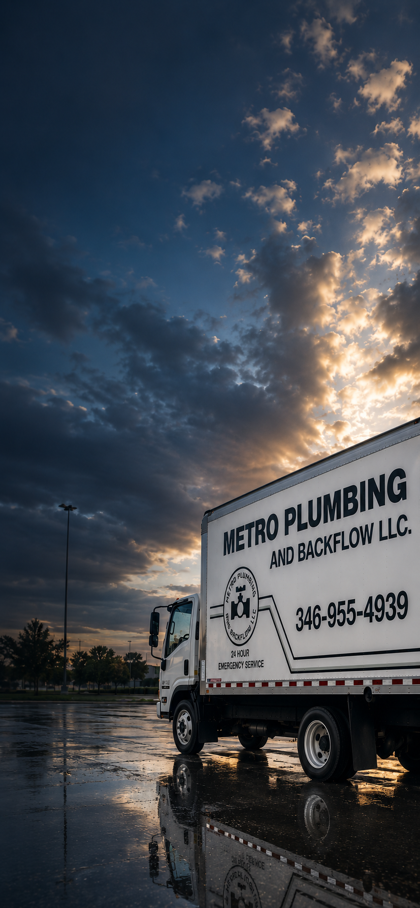 Metro Plumbing & Backflow LLC service truck